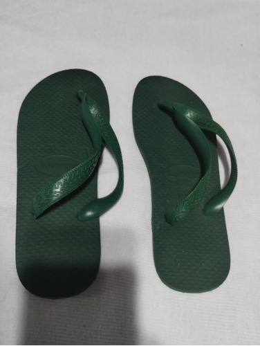 Havaianas Verdes 37/38 Clásicas Un Uso. Originales 