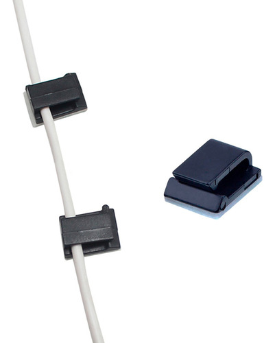 Mini Clips Adhesivos X50 Organizadores De Cables