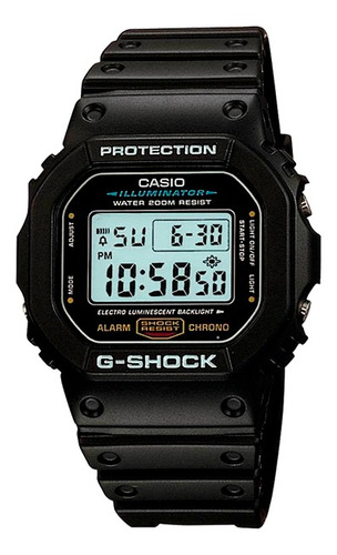 Relógio Casio G-shock Dw-5600e-1vdr Resistente A Choques Nf