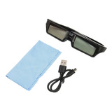 Gafas 3d Dlp, Obturador Activo Recargable Por Usb Para All L