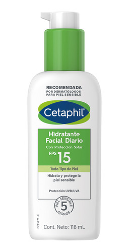 Hidratante Cetaphil Facial Diario Fps15 Crema 118ml