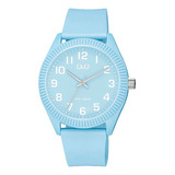 Reloj Q&q By Citizen V12a-009vy Para Mujer Sumergible 10 Atm