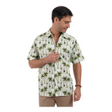 Camisa Hawaiana De Moda Manga Corta Mb2207mc