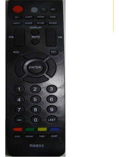 Control Remoto Lcd-led Bgh Telefunken Hisense 3803 Er3120 Er