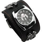 Reloj De Calavera De Escorpión Punk Para Hombres Y Mujeres, 