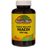Suplemento Vitamina B3 Nature's Blend Niacin Liberación Pro