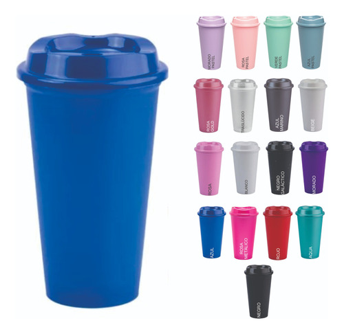 30 Vasos Para Cafe 16oz Reutilizables