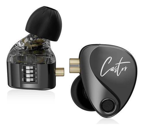 Audifonos Hifi Kz Castor Con Switches Y Bajo Mejorado