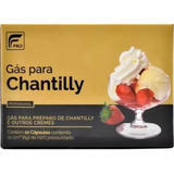 Gás Para Sifão De Chantilly - Caixa Com 10 Cápsulas - Fpro
