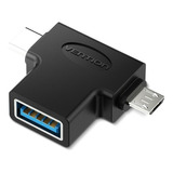 Doble Adaptador Usb 3.0 A Usb Tipo C Y Micro Usb Vention