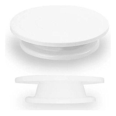 Base Giratoria Decorar Pastel Reposteria Fondant Color Blanca | Meses sin interés