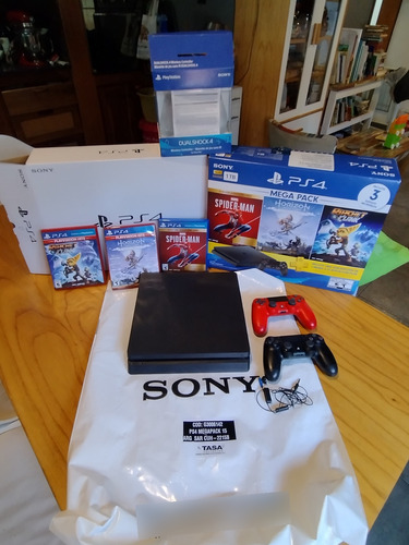 Sony Ps4 Slim 1tb Mega Pack.2 Joys Originales +juegos 