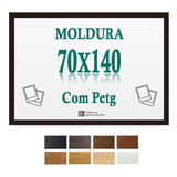 Moldura 70x140 Cm Para Quadro Arte Poster Decoraçâo Com Petg