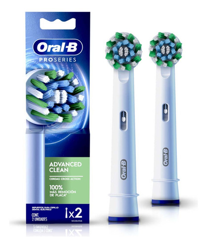 Cabezal De Repuesto Advanced Clean Cepillo Eléctrico Oral-b