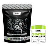 Mutant Mass 1,5 Kg + Creatina X 300gr Star Nutrition Sabor Cookies