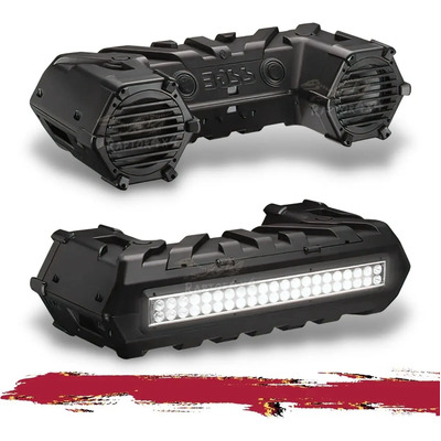Bocina Sonido De Cuatrimoto Rzr Atv Aux Marina Bluetooth Led | Envío gratis