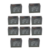 Paquete 10 Capacitores Para Ventilador, Compresor 10uf/250v