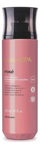 Desodorante Colônia Body Splash Nativa Spa Rosé 200ml Full