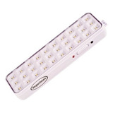 Luminária Emergência 30 Leds Lithi Galaxy-segurimax-kit C/12