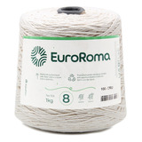 Barbante Euroroma Cru N°8 1kg 762mts