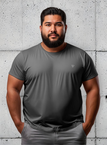 Camisas Plus Size Térmica Proteção Uv Camiseta Dry Fit Voker