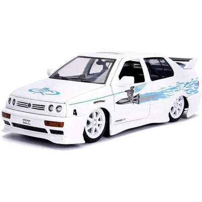 Volkswagen Jetta 1:24 Rápido y Furioso Colección Jada Diecast Blanco | Envío gratis