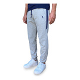 Calça Moletom Masculino Jogger Listras  Peluciado Academia M