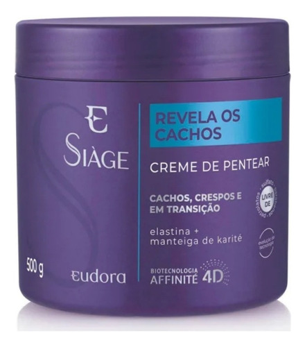 Creme De Pentear Revela Cachos Siàge Eudora 500g