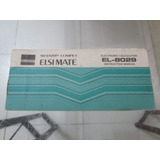 R/m Manual Antiga Calculadora Sharp Compet Elsimate El-8029