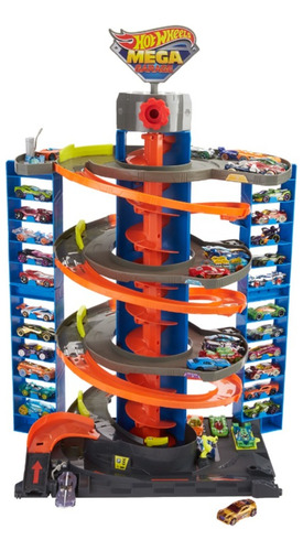 Hot Wheels City Pista Mega Garagem Original Mattel Gtt95