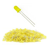 40 Unidades Led Difuso Amarillo 5mm Para Arduino