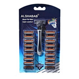 Kit Recargas Barbeador Razor 32 Laminas Recarregável Mach3