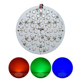 Placa Led Luces Para Pileta 12v Rgb 12w 11 Cm