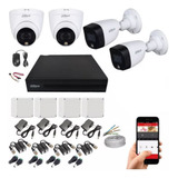 Kit Camaras De Seguridad Dahua 2mpx Full Color Dvr4ch+4cam 