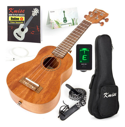 Ukelele Kmise Soprano - Ukelele Profesional De Caoba, Instr.