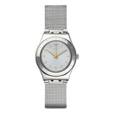 Reloj Swatch Quiteness Yls187m De Acero Plateado Para Mujer 