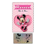 40u Libros P/pintar Souvenirs Minnie Mickey C/stickers 7x10