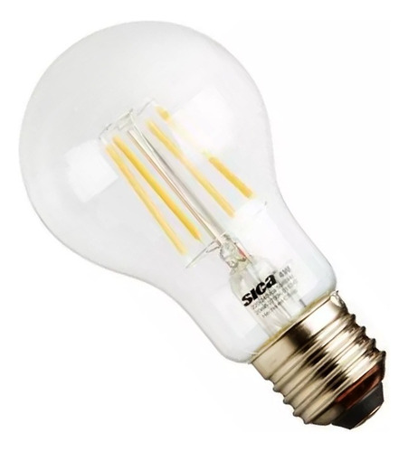 Lampara Vintage Classic Led Filamento Sica 220v 4 W E27 4w