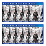 Combo Com 10 Assassins Creed Rogue Remastered Ps4 Midia Fisi