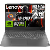 Portatil Lenovo Gamer Loq Ryzen 7 7840hs 32gb 1000gb Rtx4050