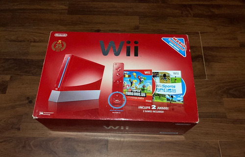 Consola Nintendo Wii Super Mario Bros 25 Aniversario En Caja