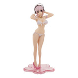 Figura Super Sonico En Bikini Blanco