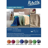 Cubrecama Palette 100% Algodón Praga 2 1/2 Plazas Chenille 