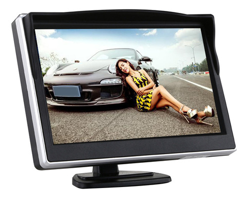 Monitor Universal Hd Lcd H Vehicle De 5 Pulgadas Con 3054