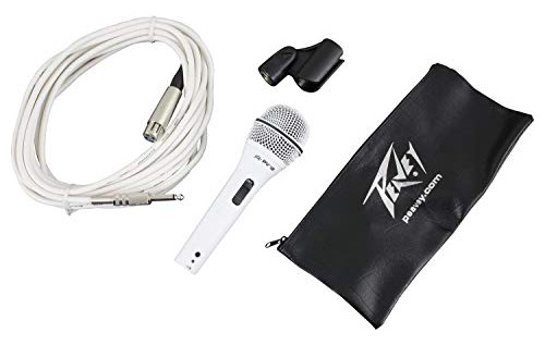 Peavey Pvi 2 G 1/4 Dinamico Microfono De Mano Color Blanco