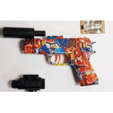 Pistola Juguete Color Lanzador Hidrogel Semiauto + Municione