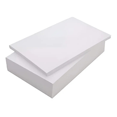 Couche Adhesivo Carta Brillante Etiquetas 100 Hojas Color Blanco