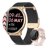 Reloj Inteligentes Mujer Smart Watch Llamada Bluetooth 2024