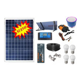 Kit Solar Captura 600w/día Panel Para Tv Led Celular Bateria