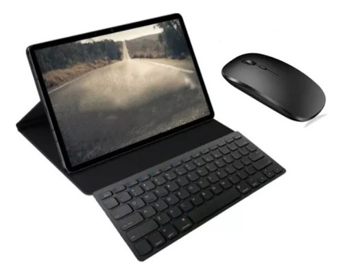 Capa Com Teclado E Mouse Bt P / Tablet Samsung A7 T500